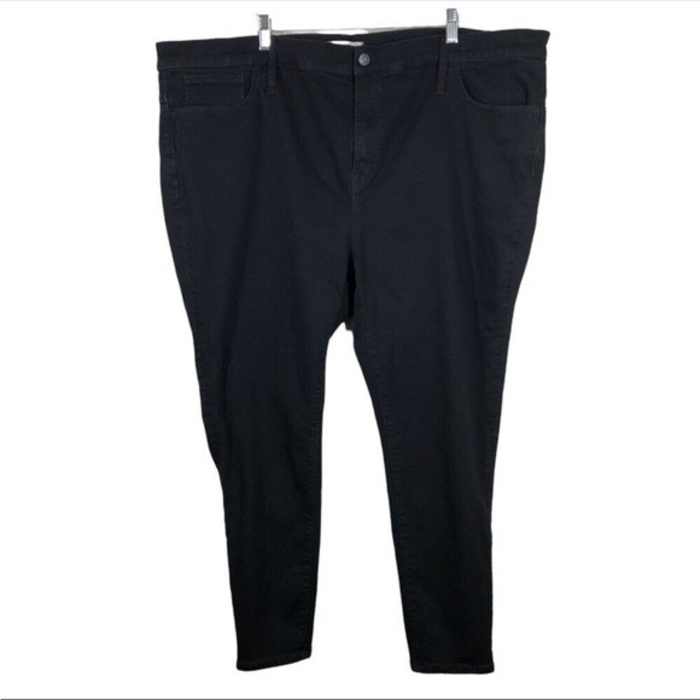 Madewell Roadtripper Jeans Black High Rise Skinny Jeans 37